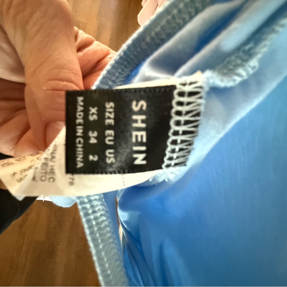 SHEIN Sky Blue Casual Top
